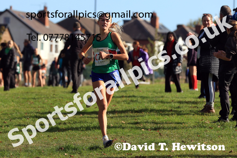 Womens Under-18s 2026 Northern Cross Country Relays, Graves Park, Sheffield. Photo: David T. Hewitson/Sports for All Pics
